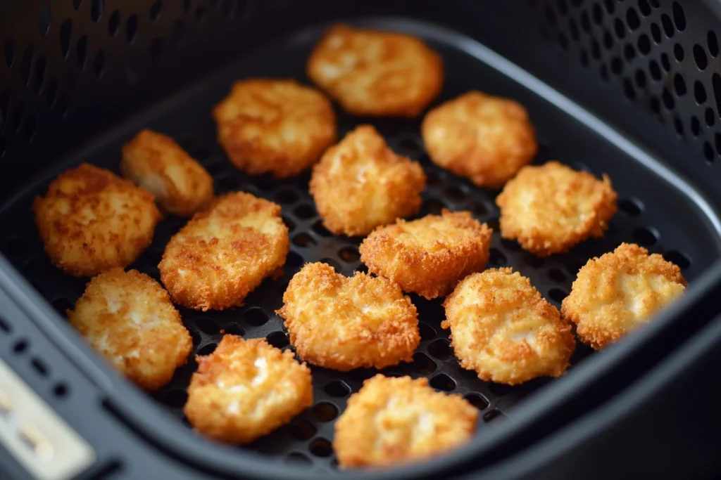 u8635464461 A batch of crispy golden chicken nuggets cooked i 92ae670f 5268 404a 87cc 0aa54a7ff523 3 How to Cook Real Good Chicken Nuggets in an Air Fryer?