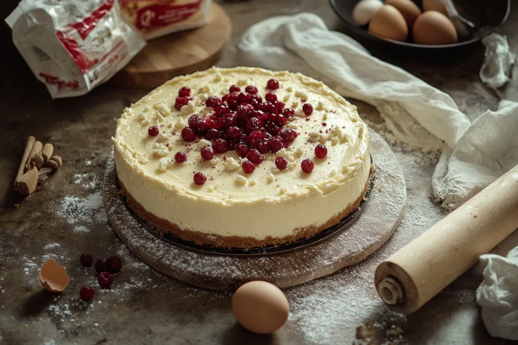 u8635464461 A homemade cheesecake with a creamy texture and f 257b9d6c 36ee 479b 93eb 13986e2ad739 0 Is It Cheaper to Make or Buy Cheesecake? A Cost Comparison