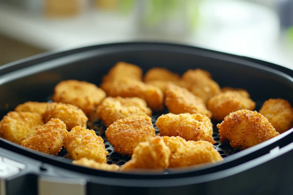 u8635464461 A plate of golden brown Real Good chicken nuggets 0e30ae4b ba86 48b9 a6e3 4dfdc3c3dfab 1 Can I Air Fry Real Good Chicken Nuggets?