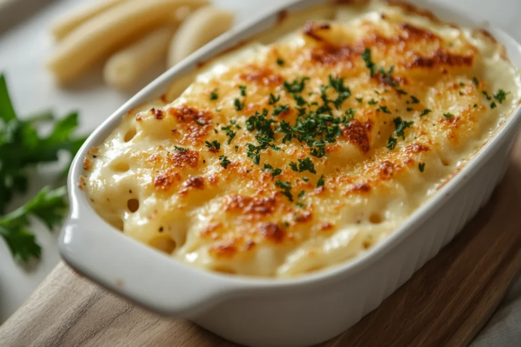 A bowl of Kraft Mac and Cheese with a Canadian flag in the background. Which Country Eats the Most Kraft Mac and Cheese?
