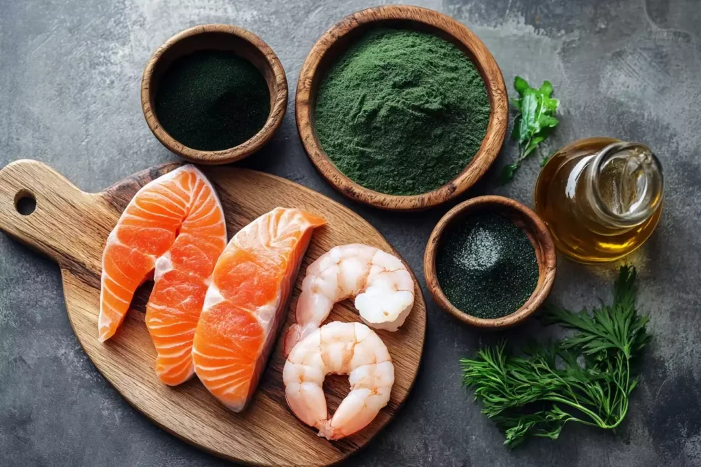 freecompress u8635464461 A close up overhead shot of premium fish meal shr 7cf184fc 57d9 4092 857c 01ff1d8a1a43 2 What Are the Best Ingredients for Fish Food?