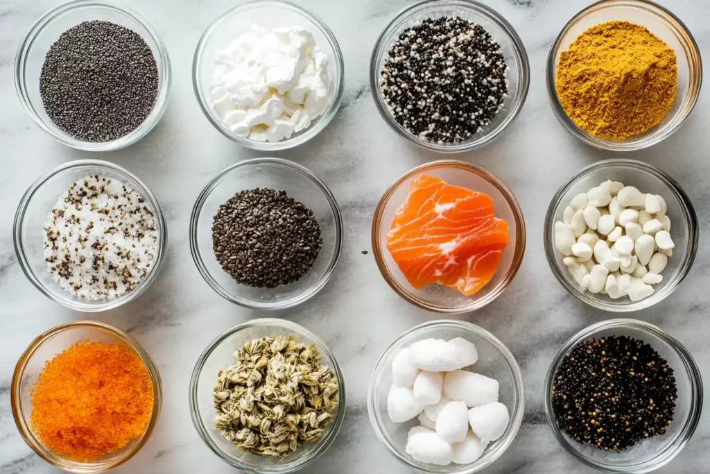 freecompress u8635464461 A selection of top quality proteins fats and plan a6404da1 1003 4c80 a1e4 f8aaaf33f05d 2 What Are the Best Ingredients for Fish Food?