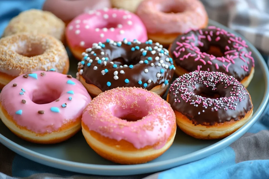 Gluten-free donuts on a plate. Can Gluten-Free People Eat Donuts?
