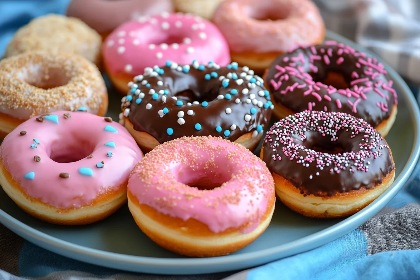 Gluten-free donuts on a plate. Can Gluten-Free People Eat Donuts?
