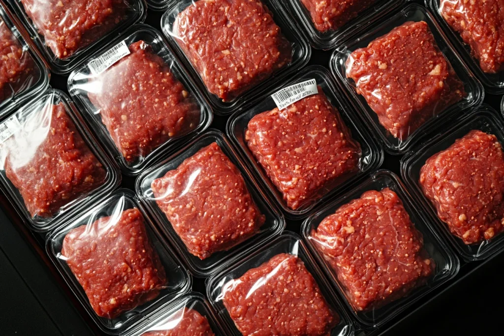 u8635464461 A realistic overhead shot of ground beef packages a8a46bec e944 4472 b583 58cba7e636a5 3 Ground Beef Recall: Protecting Your Kitchen and Health