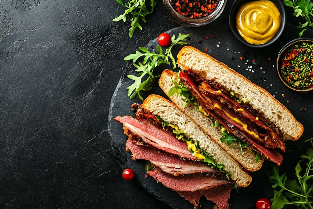 What is another name for a pastrami sandwich? A classic pastrami on rye.