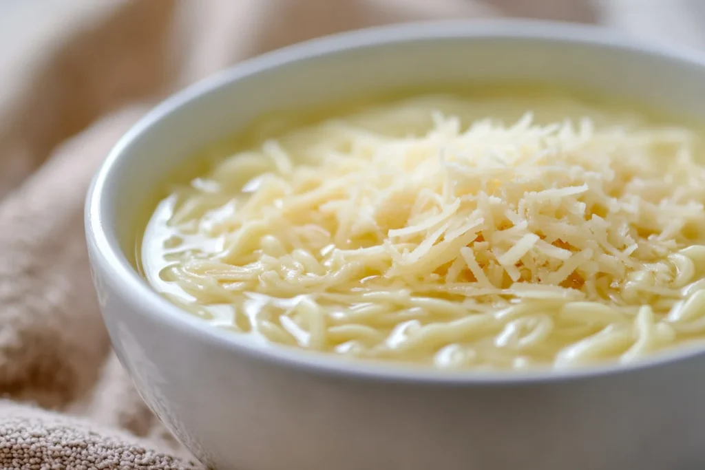 u8635464461 A warm bowl of pastina soup prepared with broth b 7bce2ade 515b 4496 92dd 82d5f30547c6 3 Why is pastina so popular?