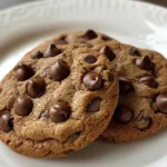 A plate of chocolate chip cookies stacked high, illustrating how many people like chocolate chip cookies?