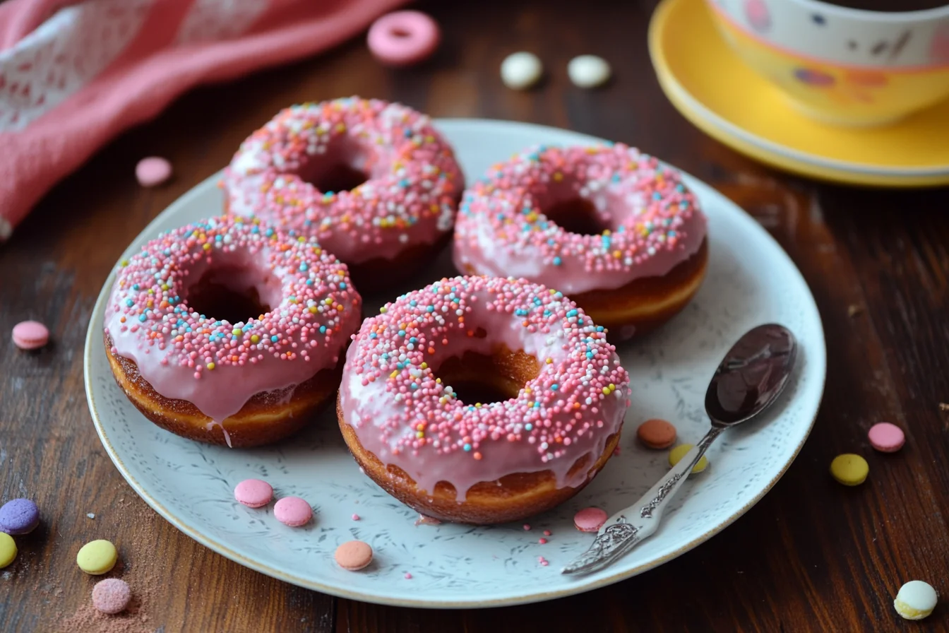 Homemade gluten-free donuts with icing glaze. Krispy Kreme Gluten-Free