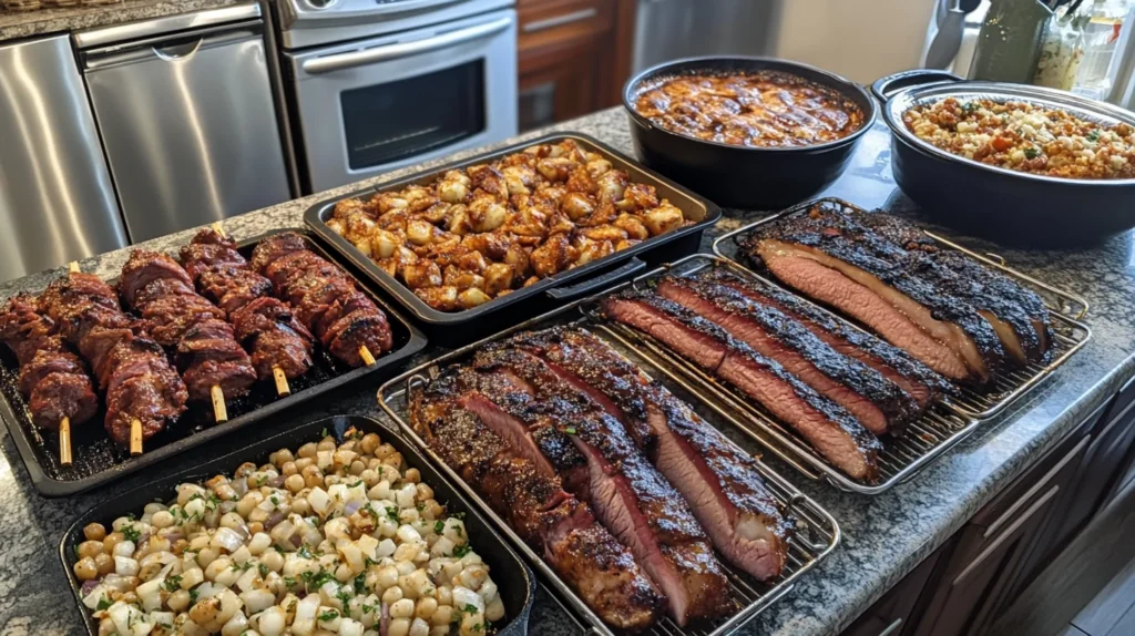 What can you smoke in 3 hours? Smoked chicken wings on a wooden board