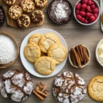 A tray of freshly baked cookies, illustrating what does 1 batch of cookies mean?