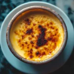 What is the secret to crème brûlée? Classic French custard dessert with caramelized sugar top.