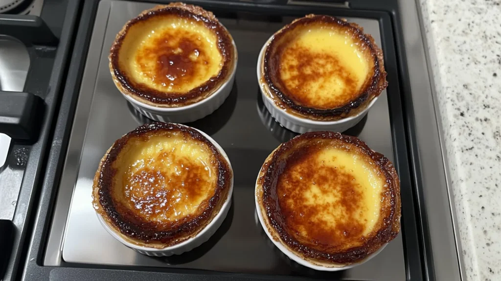 What's the difference between crème brûlée and custard?