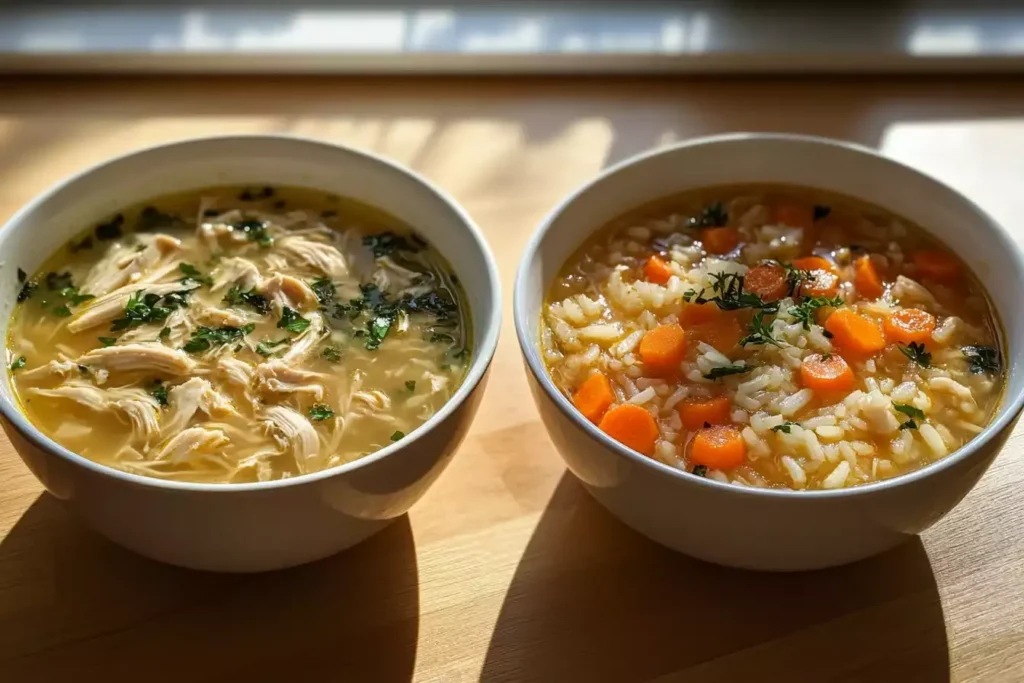 freecompress u8635464461 Simple photo of side by side comparison of thin v 43717380 66bf 4faf 882a a46bad752edc 3 How To Thicken Chicken and Rice Soup? 7 Amazing Tricks