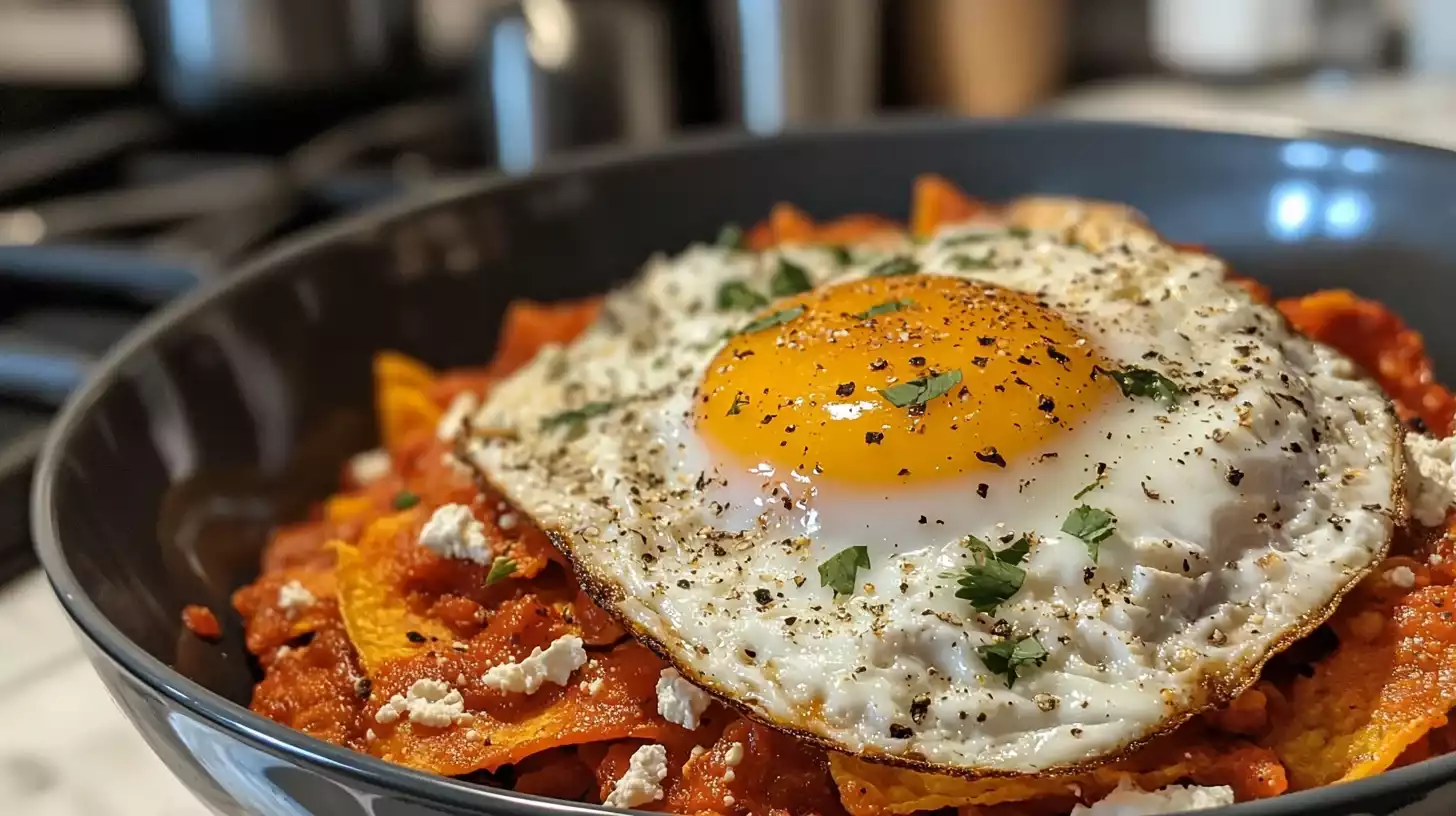 What is a food in Mexico that's popular for breakfast - Chilaquiles What is a Food in Mexico for Breakfast