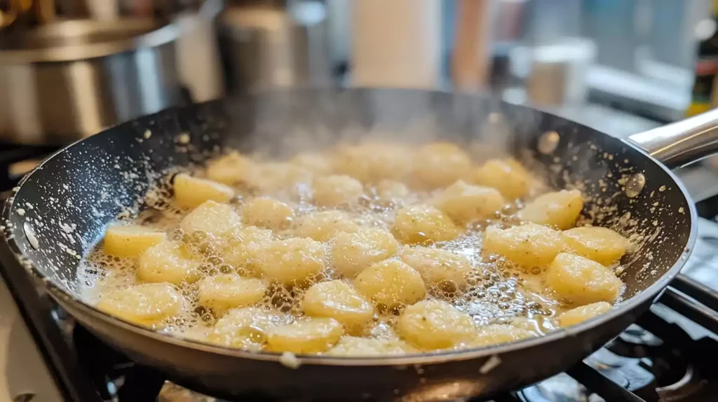 Cooking step for how to make good breakfast potatoes